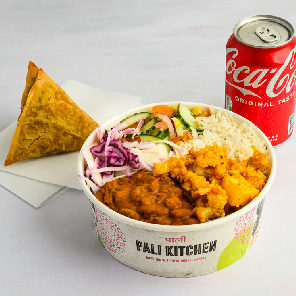 Meal card cover for: Delhi Bundle: Rice bowl, side and drink