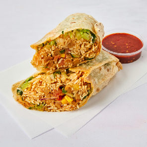 Meal card cover for: Chana Masala Kati Roll