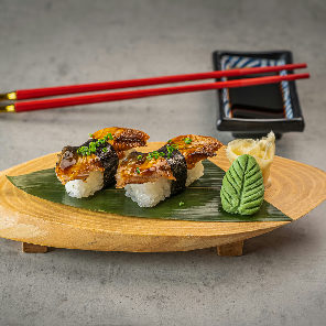 Meal card cover for: Eel Fish Nigiri (4 pieces)