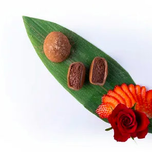 Meal card cover for: Little Moons - Chocolate Ganache Mochi
