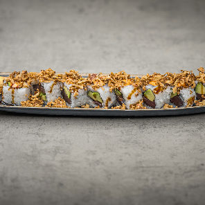 Meal card cover for: Tuna Crunch Roll (8 pieces)