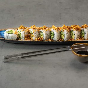 Meal card cover for: Veg Crunch Roll (8 pieces)