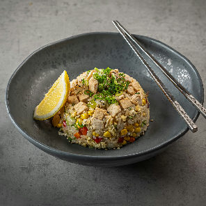 Meal card cover for: Chicken Stir Fried Rice