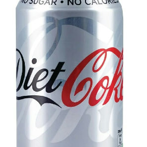 Meal card cover for: Diet Coke