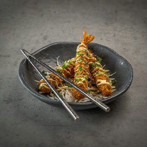 Meal card cover for: Prawn Katsu