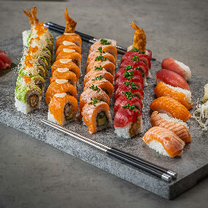 Meal card cover for: Premium Platters (meal for 5) 42 pieces