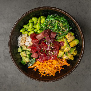 Meal card cover for: Large Tuna Poke Bowl