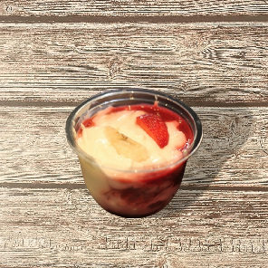 Meal card cover for: Greek yogurt strawberries and banana