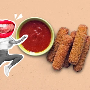 Meal card cover for: Mozzarella Sticks #7S