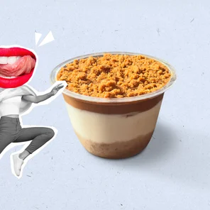 Meal card cover for: Biscoff Velvet Cup #3D