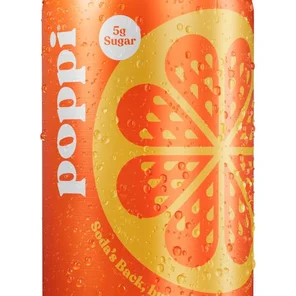 Meal card cover for: Poppi - Orange