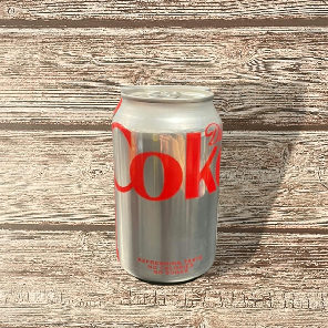 Meal card cover for: Diet Coke