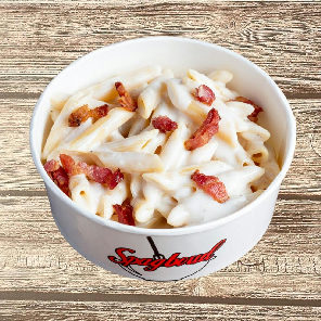 Meal card cover for: Penne Carbonara