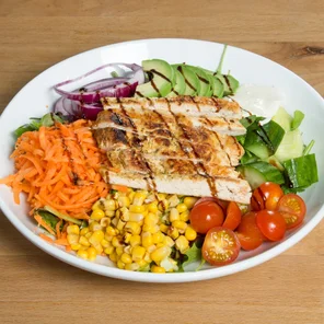 Meal card cover for: Chicken Gourmet Salad