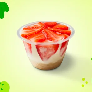 Meal card cover for: Strawberry Silk Cup #4D