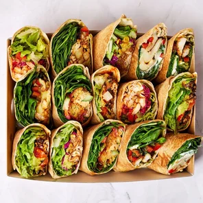 Meal card cover for: Build Your Own Wrap