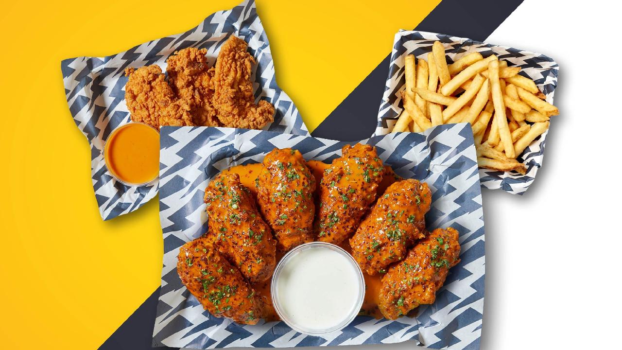 Meal card cover for: Wings Meal for 1 (High Protein)