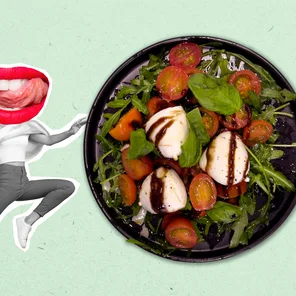 Meal card cover for: Caprese