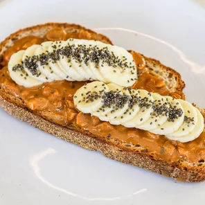 Meal card cover for: Peanut Butter & Banana (Vegan)