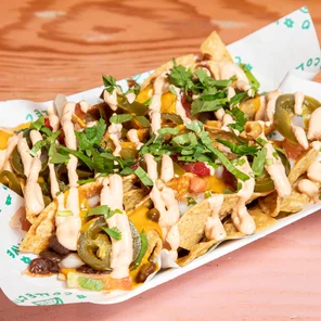 Meal card cover for: Dirty Veggie Nachos