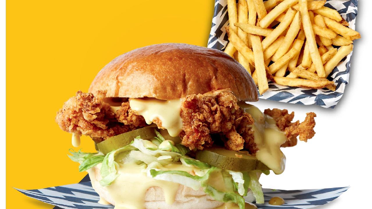 Meal card cover for: Burger & Fries for 1