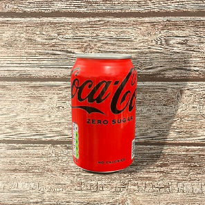Meal card cover for: Coke Zero