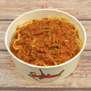 Meal card cover for: Spaghetti Bolognese