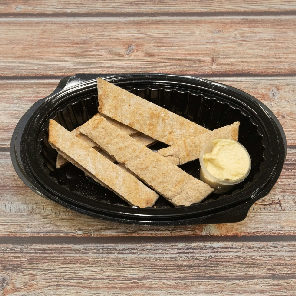 Meal card cover for: Hummus and Pita Bread Soldiers