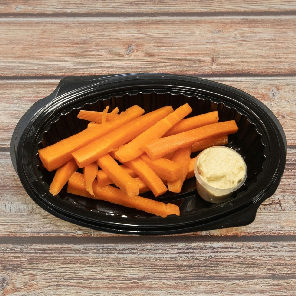 Meal card cover for: Hummus and Raw Carrots