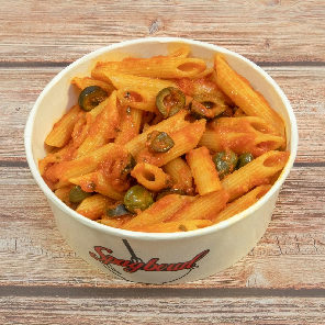 Meal card cover for: Large Penne alla Puttanesca (vg)