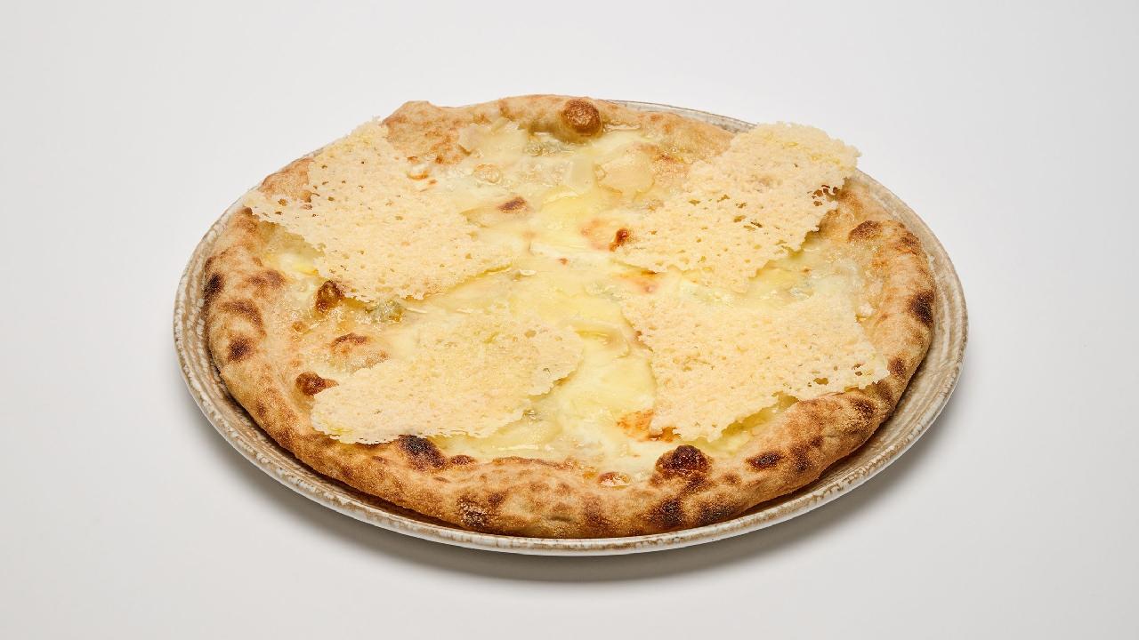 Meal card cover for: Formaggi Pizza