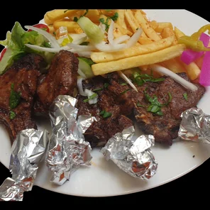 Meal card cover for: Lamb Cutlet Grill (Riyash Ghanam)