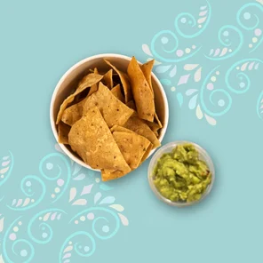 Meal card cover for: Small Nachos & Guacamole #1N