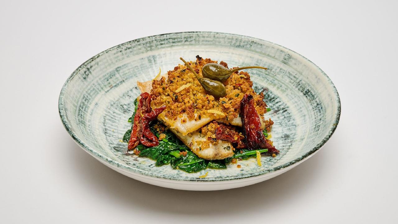 Meal card cover for: Seabass Fillet