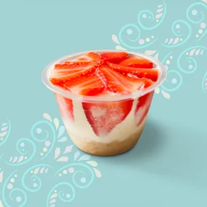 Meal card cover for: Strawberry Silk Cup #4D