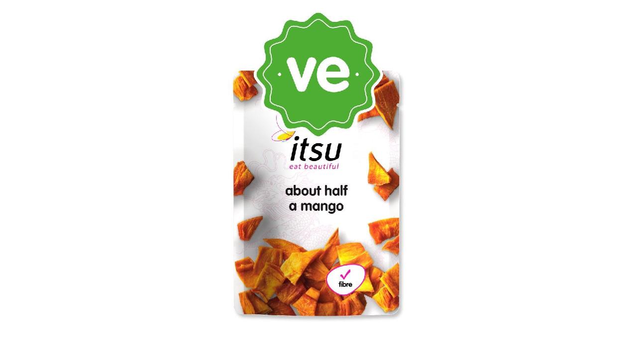 Meal card cover for: about half a mango
