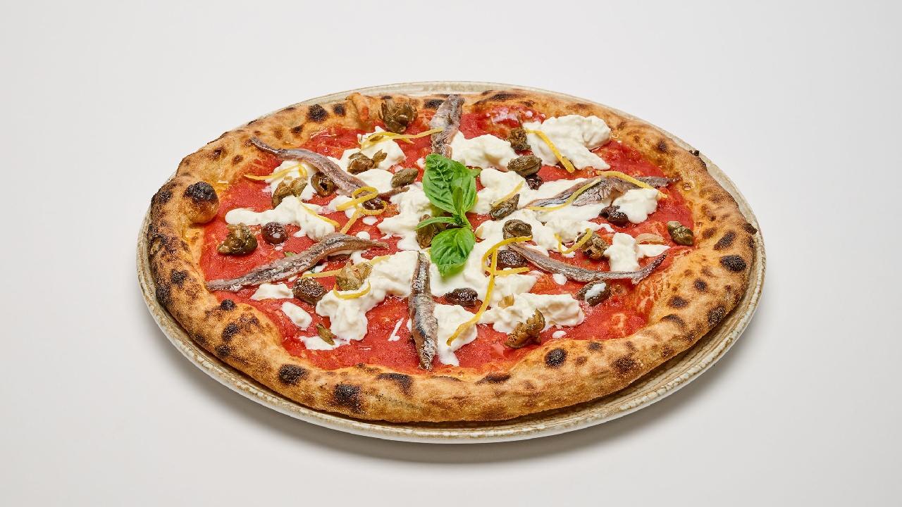 Meal card cover for: Alici Pizza