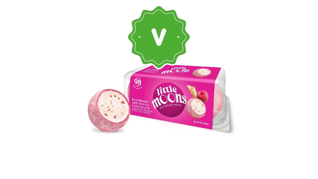 Meal card cover for: raspberry & white chocolate mochi