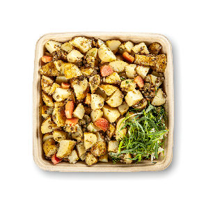 Meal card cover for: Potato and Lentil Salad with Tarragon and Pickles - Buffet