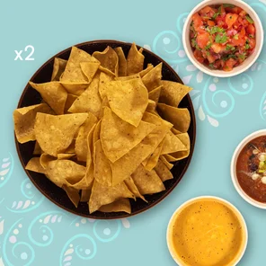 Meal card cover for: Nachos & Dips Party #4N