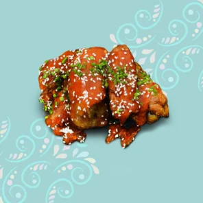 Meal card cover for: Sweet Chilli Wings #4C