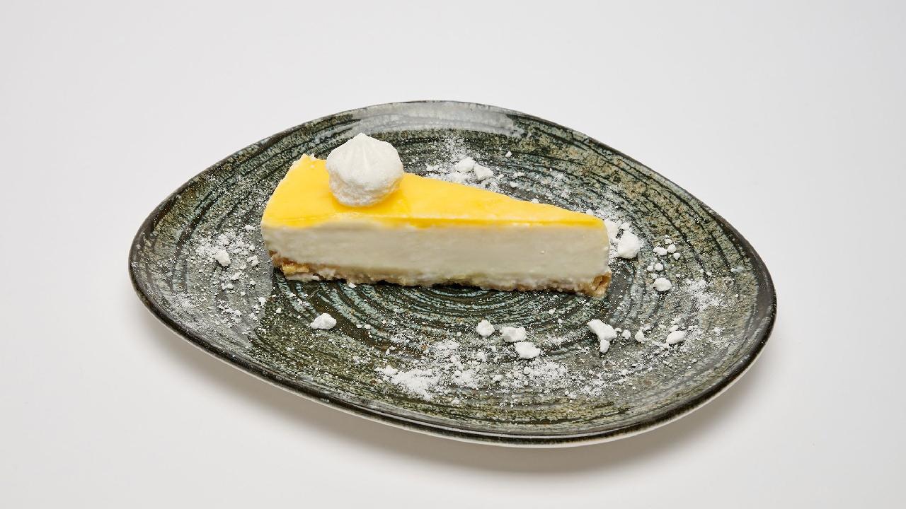 Meal card cover for: Lemon Cheesecake