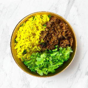 Meal card cover for: Beef Rendang