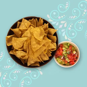 Meal card cover for: Large Nachos & Dip #3N