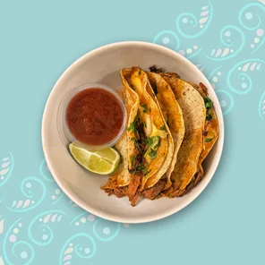 Meal card cover for: Grilled Birria Beef Taco (3pcs) #45