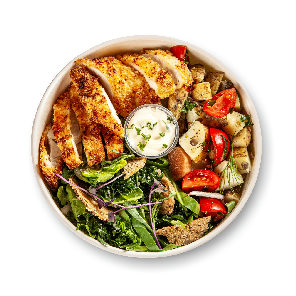 Meal card cover for: Chicken Milanese Meal Pot