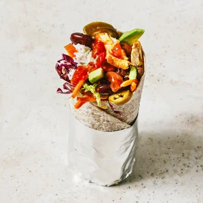 Meal card cover for: The Tossed Burrito