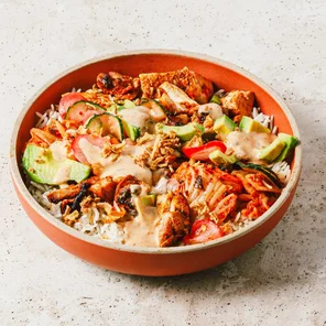 Meal card cover for: Korean Kimchi chicken Powerbowl