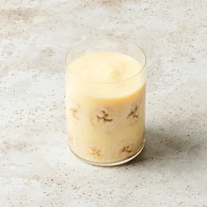 Meal card cover for: bananas & custard