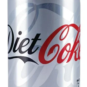 Meal card cover for: diet coke can